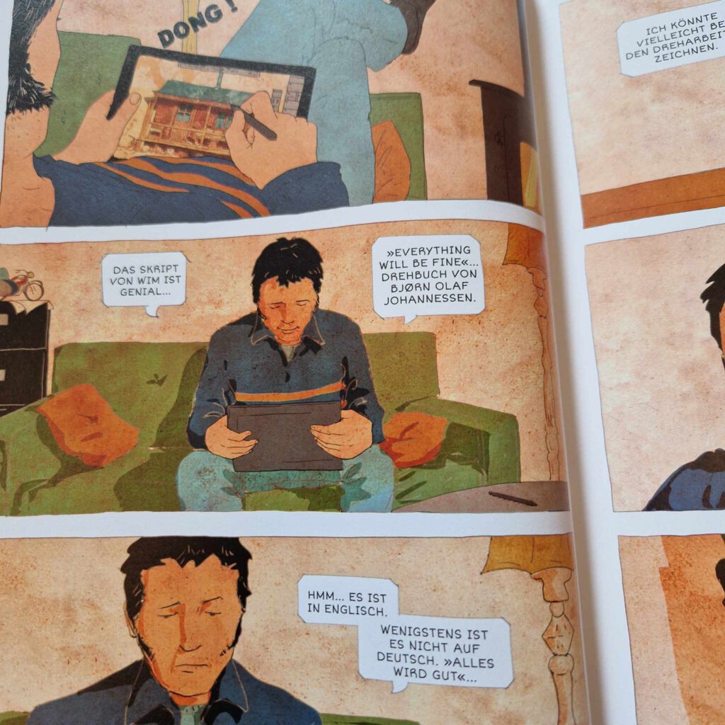 Das Storyboard von Wim Wenders Beispielbild